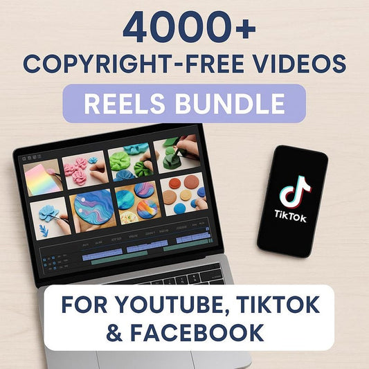Viral Art & Craft Video Bundle | Copyright-Free Reels for YouTube, TikTok And Facebook | Editable Short Form Content for Creators
