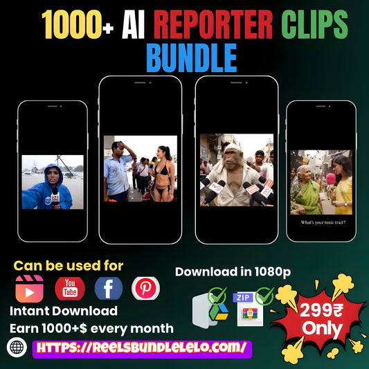 1000+ Ai Reporter Video bundle